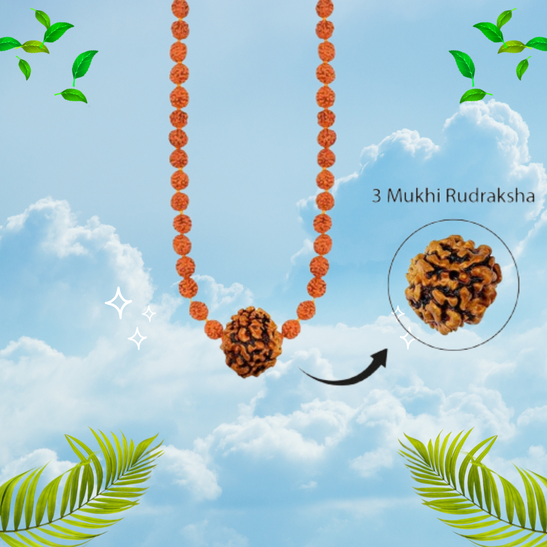 3 Mukhi Rudra Kundalini Mala